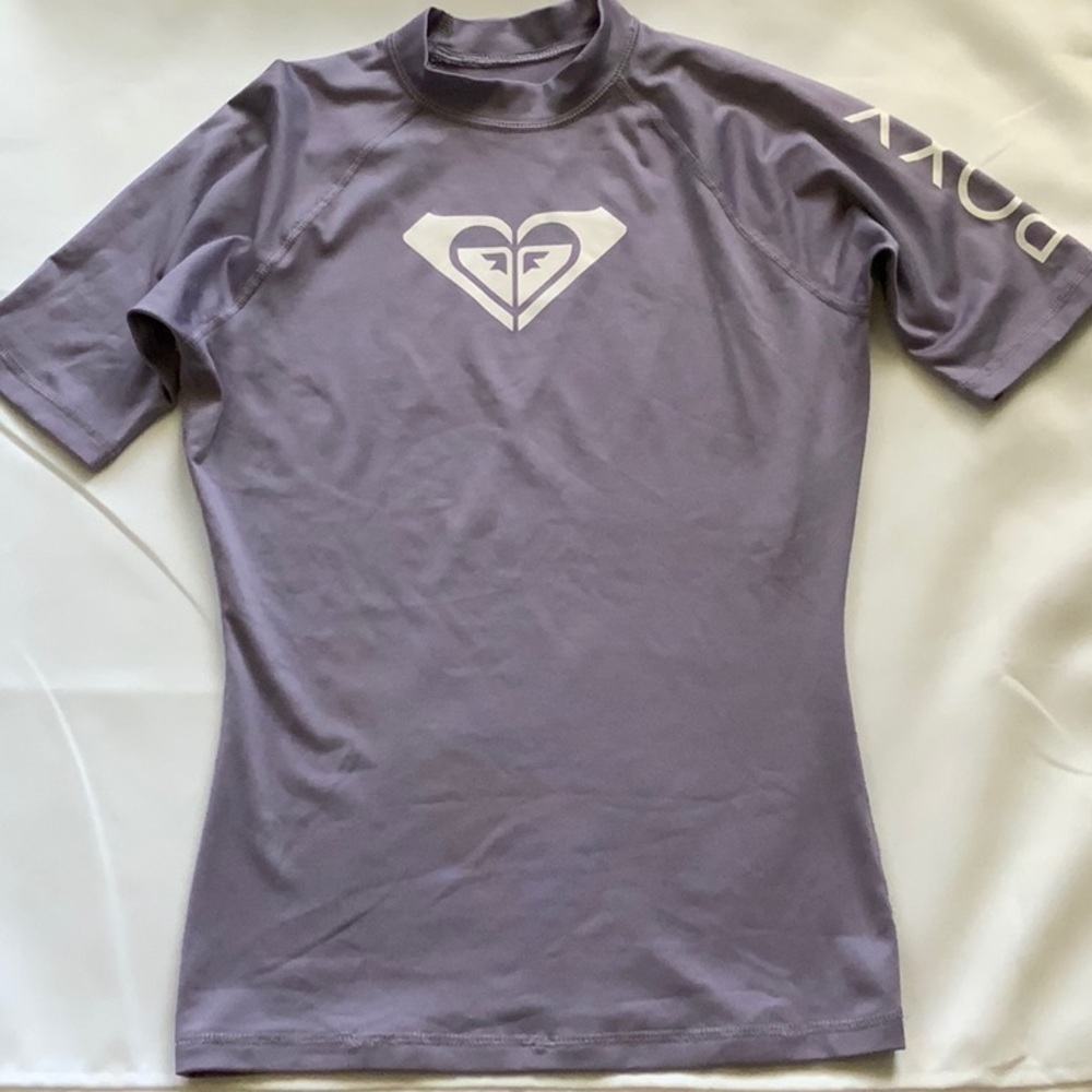 Roxy Short Sleeve Lavender Top Size Girls M